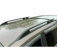 Nero Alluminio Tetto Cremagliera Rails Lato Barre Set 2pcs Adattarsi VW Amarok,