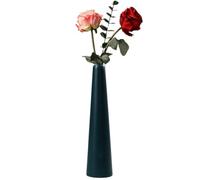 Nero Alto Conico Ceramica Fiore Vaso Decorativo Floreale Vaso Taper Vaso Tavolo Top Piccolo Collo Stretto Vasi per Casa Tavolo Matrimonio Camera da letto Soggiorno Scrivania Ufficio