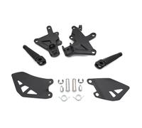 Nero Anteriore Autista Poggiapiedi Pedali Supporto Per 2011-2020 Kawasaki Ninja