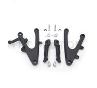 Nero Anteriore Rider Foot Pegs Supporto Per Yamaha YZF R1 Yzf-R1 2004 2005 2006