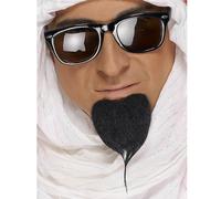 Nero Arab Barba Sceicco Arabo Deserto Uomo Accessorio Vestito