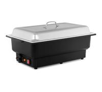Nero, Argento Chafing Dish - 900 W - 100 mm | Royal Catering