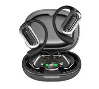 (Nero) Auricolari sportivi Bluetooth 5.3 YYK-Q16S Cuffie wireless OWS con riduzione del rumore