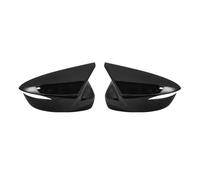 Nero Auto Ala Porta Laterale Copertura Specchio Retrovisore Cap Borsette Custodia Una Coppia Per Mazda CX-3 CX3 2016-2019 CX-5 CX5 2015 2016(Bright black)