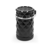 Nero auto veicolo LED blu grande Porta cenere portatile sostegno senza fumo