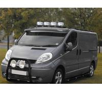 Nero Barra Tettuccio A+ Bianco LED + Jumbo Punti Per Renault trafic 2022 +