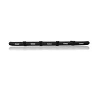 Nero Barra Tettuccio + Jumbo Punti + LED Per vauxhall opel movano 2021+ Alta Van