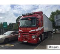 Nero Barra Tettuccio + LED Punti S + Ambra Beacon Per Renault T Range Camion