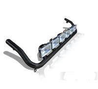 Nero Barra Tettuccio+LED+Rettangolare Punti Per volvo Fh Serie 2 3