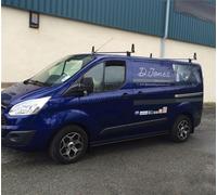 Nero Barre Laterali Acciaio Inox Per ford transit tourneo custom Swb 2013-2018