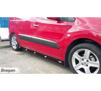 Nero Barre Laterali + Bianco Incasso LED Per vauxhall opel combo E 2019-2023