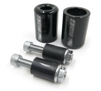 Nero Barrette Taglio Slider Kit Gomma per Kawasaki 2006-07 Ninja ZX-10R ZX10R