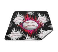 Nero Baseball Sport Fuoco Impermeabile Picnic Accessori XXL Interni Sabbia Resistente Spiaggia Coperta per Terra Primavera Regali cobija para la playa