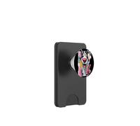 Nero Bianco Cane Pace Graffiti Pop Carattere Grafica E PopSockets PopWallet per MagSafe