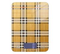 Nero Bianco Oro A Scacchi Plaid Espresso Food Scale Viaggi 11.7 lbs/1,2 oz, 5kg/5g Piccola Bilancia Digitale Grammi con 4 Unità per (Utente) (Utente) (Utente) Peso Digital para comida
