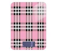 Nero Bianco Rosa A Scacchi Plaid Sapone Fare Bilancia Alimentare per Viaggio 11.7 lb/1 Oz, 5kg/5g Bilancia da Cucina Grammi con 4 Unità per (Utente) (Utente) (Utente) Peso Digitale para comida
