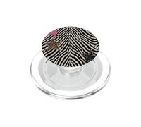 Nero Bianco Zebra Fiocco Rosa Y2K Animal Print PopSockets PopGrip per MagSafe