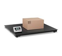Nero Bilancia da pavimento ECO - 3000 kg / 1 kg - 150 x 150 cm - LCD | Steinberg Systems