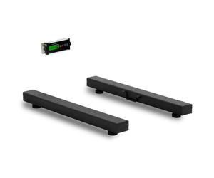 Nero Bilancia industriale - 1500 kg / 0,5 kg - 100 x 10 cm - Bluetooth - LCD esterno | Steinberg Systems