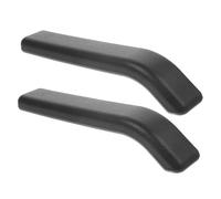 Nero Braccioli Coppia, Ricambio per Sedia a Rotelle | Plastica Texture Antiscivolo, Fori a 14cm, Supporto Pratico e Comfort per Uso Quotidiano