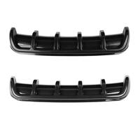 Nero brillante/modello di carbonio paraurti posteriore universale per auto Spoiler pinna di squalo diffusore di protezione del labbro deflettore paraurti Spoiler del telaio