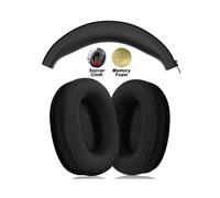 (Nero (C)combo) Cuscinetti auricolari di ricambio per BASEUS Bowie H1S/H1i/H1 PRO D05 in tessuto a rete