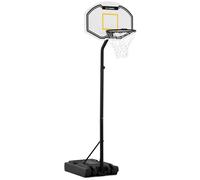 Nero Canestro basket con base - regolabile in altezza - 190-260 cm | Gymrex