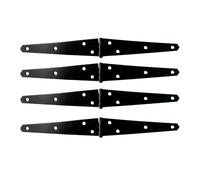 Nero Capannone Porta Porta Con Viti Cinghia Decorativa Cerniera Cerniera Porta Cerniera Lacci Mobili Hardware Durevole Decorativo Cerniera Cerniera Hardware