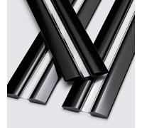 Nero Cardini 3x 200mm, basso profilo, flessibili, Cardini Continui Piatti