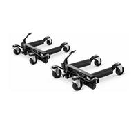 Nero Carrello idraulico di posizionamento - 680 kg / pezzo - da 380 a 660 mm - 2 pezzi | MSW
