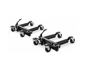 Nero Carrello idraulico di posizionamento - 680 kg / pezzo - da 380 a 660 mm - 2 pezzi | MSW