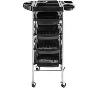 Nero Carrello portatile per parrucchieri RR-7 della Physa