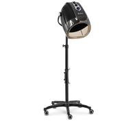 Nero Casco asciugacapelli - Con stativo e funzione ionica - 1000 W - Nero - 70 °C | physa