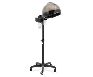 Nero Casco vaporizzatore per capelli con stativo - 750 W - Timer - 0,75 l | physa