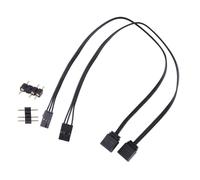 Nero Cavo Adattatore per Corsari Ql LL120 Icue RGB A Argb Seamless Connessione