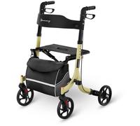 Nero, Champagne Deambulatore rollator harmony - champagne - 136 kg | Uniprodo