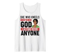 Nero Christian Melanin Donna Ministro Sista Strong Queens Canotta