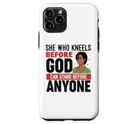Nero Christian Melanin Donna Ministro Sista Strong Queens Custodia per iPhone 11 Pro