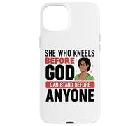 Nero Christian Melanin Donna Ministro Sista Strong Queens Custodia per iPhone 15 Plus