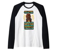 Nero Christian Melanin Sista Donne Cristiani Amano Dio Maglia con Maniche Raglan