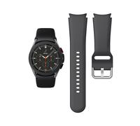 (nero) Cinturino per Samsung Galaxy Watch 4 Classic 46mm 42mm Smartwatch Silicone Ridge Sport Bracciale