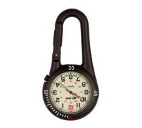 Nero Clip Moschettone Orologio da Tasca Bianco Viso per Dottori Infermiere Chef