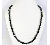 Nero Collana Diamante 71.1cm 6 MM Certificato AAA Elegante Raro Terra Estratto
