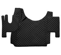 Nero Colore Rosso Eco Pelle Tappetini per Renault Range-T 2014-2021 Alto Terra