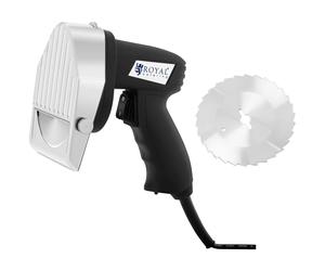 Nero Coltello elettrico per kebab - 3.000 giri/min - 60 kg/h | Royal Catering