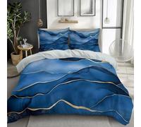 Nero Completo Copripiumino Fantasy La Foresta Oscura Parure Letto in Morbida Microfibra Traspirante, Set Biancheria da Letto con Zip e 2 Federe - Arredo Casa Moderne - 150 x 220 cm