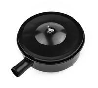 Nero Compressore Filettato Maschio 32mm Presa D'Aria Silenziatore Filtro Cover