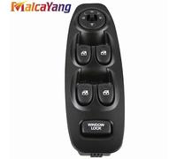 (Nero con automatico) Interruttore di controllo principale alzacristallo elettrico grigio di alta qualitÃ