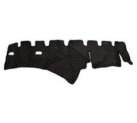 Nero Con Bianco Eco Pelle Completo Cruscotto Cover per Scania R 2004-2016 Lefthd