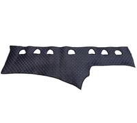 Nero Con Blu Eco Pelle Pannello Cruscotto Opaco Cover per Scania L Trucks Lefthd